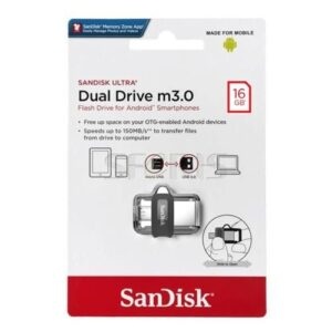 SANDISK ULTRA DUAL 16GB DRIVE microUSB 3.0