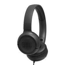JBL TUNE 500 BLACK WIRED HEADPHONES