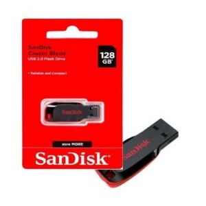 SANDISK CRUZER BLADE 128GB FLASH DRIVE